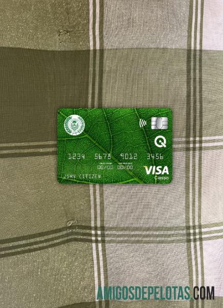 Iraque Rafidain Bank Visa Classic Cartão Photolook Front baixar para verificação